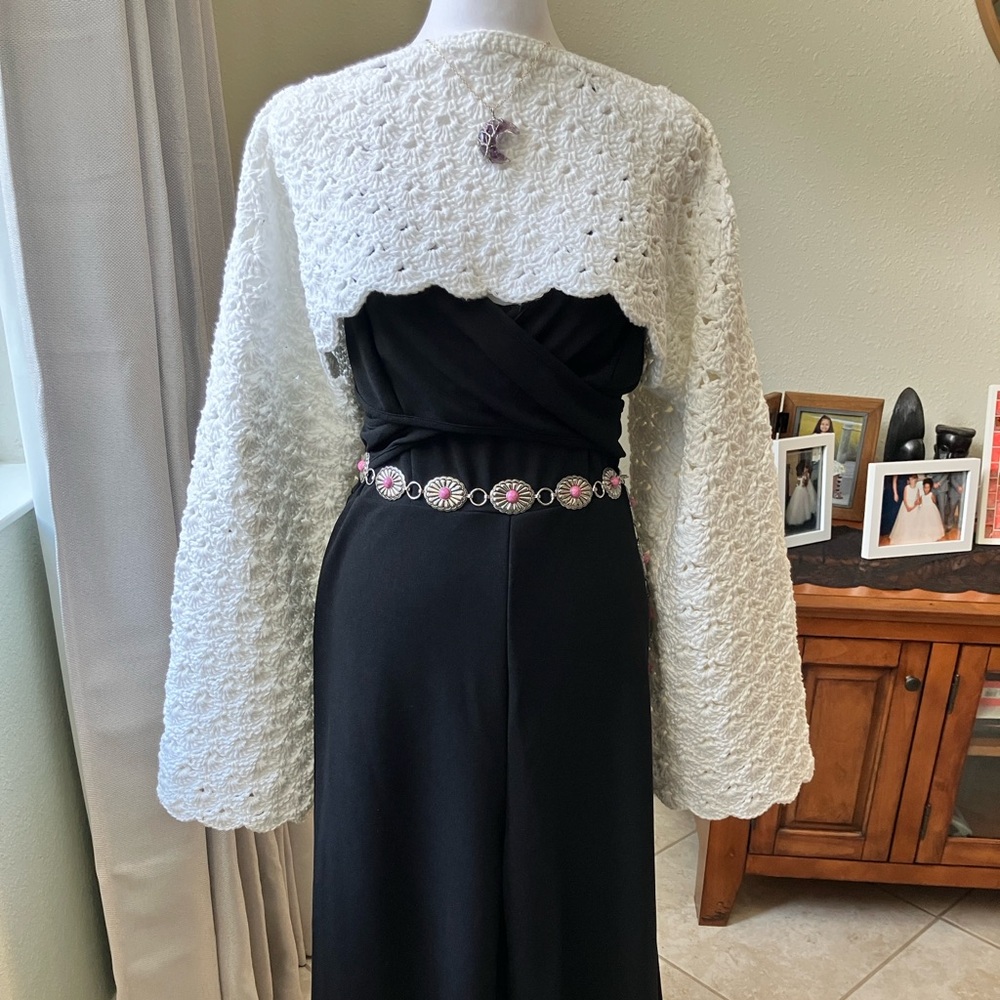 White Crochet Shrug handmade by me